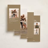 "Dotted" - Holiday Cards in Pudding by Kristin Oliversen - Back of Card Options