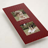 "Dotted" - Holiday Cards in Santa by Kristin Oliversen - Detail