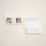 "Double Bands" - Holiday Cards in Snow by Melanie Kosuge - Assembled