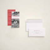 "Happiest Moments" - Foil-Pressed Tall Holiday Cards in Snow by Michelle Taylor - Assembled