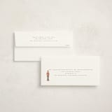 "Gilded Nutcracker" - Foil-Pressed Tall Holiday Cards in Poinsettia by Teju Reval - FREE Recipient Addressing