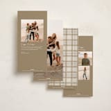 "Holiday Film" - Holiday Cards in Snow by Robert and Stella - Back of Card Options