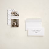 "Flow" - Holiday Cards in Coal by Pixel and Hank - Assembled