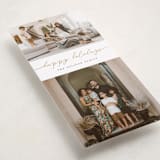 "Flow" - Holiday Cards in Coal by Pixel and Hank - Detail