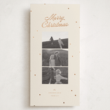 "dainty dots" - Holiday Cards in Salmon by Ellen Schlegelmilch - Front