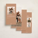 "dainty dots" - Holiday Cards in Salmon by Ellen Schlegelmilch - Back of Card Options