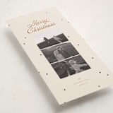 "dainty dots" - Holiday Cards in Salmon by Ellen Schlegelmilch - Detail