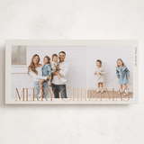 "Classic & Modern" - Holiday Cards in Eggnog by Brianne Larsen - Front