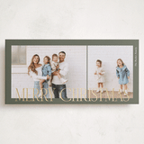 "Classic & Modern" - Holiday Cards in Pine by Brianne Larsen - Front