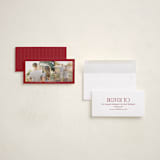 "Classic & Modern" - Holiday Cards in Berry by Brianne Larsen - Fully Customized