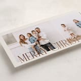 "Classic & Modern" - Holiday Cards in Eggnog by Brianne Larsen - Detail