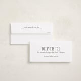 "Classic & Modern" - Holiday Cards in Eggnog by Brianne Larsen - FREE Recipient Addressing