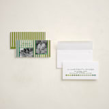 "Vintage Stripes" - Holiday Cards in Mint by Stacey Day - Assembled