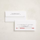 "Vintage Stripes" - Holiday Cards in Candy Cane by Stacey Day - Envelope Addressing