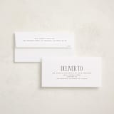 "Elongated" - Holiday Cards in Chestnut by Ekko Studio - Envelope Addressing