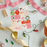 "Oh What Fun Gift Sticker Set - Set of 1 Sheet of 15 Stickers" - Holiday Gift Wrap Embellishments in multicolorassorted-colors by Jollity and Co