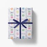 "Macaron Gift Wrap [Rolls of 3 Sheets]" - Holiday Gift Wrap in multicolorassorted-colors by Liesel Anne