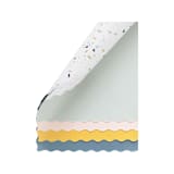 "Terrazzo Pattern Gift Wrap, Two-sided -  Pack of 4 Sheets" - Holiday Gift Wrap in multicolor by MA FÊTE
