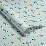 "Tropical Christmas Wrapping Paper Set" - Holiday Gift Wrap in green by tara berg