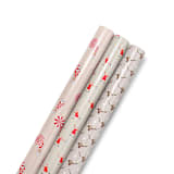 "Christmas Tennis Wrapping Paper" - Holiday Gift Wrap in beige by tara berg