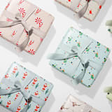"Christmas Tennis Wrapping Paper" - Holiday Gift Wrap in beige by tara berg