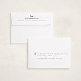 "Oh What Fun Quad" - Holiday Cards in Black Rhodium by Alexandra Cohn - FREE Recipient Addressing