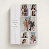 "Signature Stripes" - Holiday Cards in Snow by Jessica Williams - Folded Card