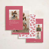 "Subtle Surround" - Holiday Cards in Pomegrenate by Erica Krystek - Back of Card Options