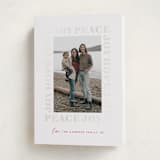 "Subtle Surround" - Holiday Cards in Pomegrenate by Erica Krystek - Folded Card