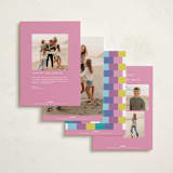 "Deconstructed Cheers" - Holiday Cards in Funfetti by Lisa McLean - Back of Card Options