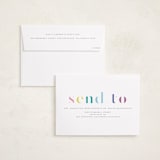 "Deconstructed Cheers" - Holiday Cards in Funfetti by Lisa McLean - FREE Recipient Addressing