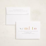 "Deconstructed Cheers" - Holiday Cards in Sunset by Lisa McLean - FREE Recipient Addressing