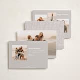 "Gallery Wall" - Holiday Cards in Snow by Leia Matt - Back of Card Options