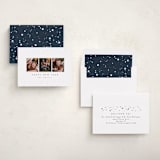 "confetti stars" - Holiday Cards in Night Sky by Carolyn Nicks - Assembled