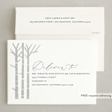 "Birch Trees" - Holiday Cards in Lake by Brooke Chandler - FREE Recipient Addressing