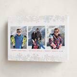 "Snow Flurry" - Holiday Cards in Holly Berry by Susan Asbill - Folded Card