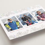 "Snow Flurry" - Holiday Cards in Holly Berry by Susan Asbill - Detail
