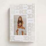 "Semi Circle Pieces" - Holiday Cards in Frozen Lake by Lisa McLean - Folded Card