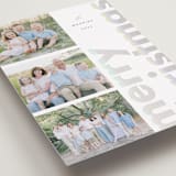 "Glossed Over" - Holiday Cards in Dove by Up Up Creative - Detail