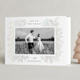 "Joy Greenery" - Holiday Cards in Navy by Brooke Chandler - Folded Card