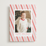 "Peppermint Stripe" - Holiday Cards in Peppermint Stick by Meggy Masters - Front