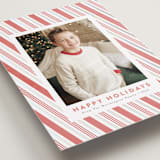 "Peppermint Stripe" - Holiday Cards in Peppermint Stick by Meggy Masters - Detail