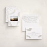 "Shimmer Geo" - Holiday Cards in Smokey Sage by Ana Sharpe - Assembled