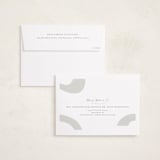 "Shimmer Geo" - Holiday Cards in Smokey Sage by Ana Sharpe - FREE Recipient Addressing