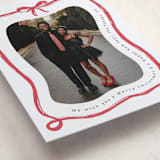 "Make me happy" - Letterpress Holiday Cards in Berry by Pati Cascino - Detail