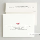 "Make me happy" - Letterpress Holiday Cards in Berry by Pati Cascino - FREE Recipient Addressing