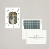 "scribble trees" - Letterpress Holiday Cards in Smokey Pine by Angela Garrick - Assembled