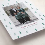 "Holiday Tree" - Letterpress Holiday Cards in Pine by Lisa Assenmacher - Detail