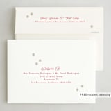 "Tiny Type Border" - Letterpress Holiday Cards in Holly by Robert and Stella - FREE Recipient Addressing