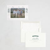 "snow mountains" - Letterpress Holiday Cards in Wreath by Sabrin Deirani - Assembled